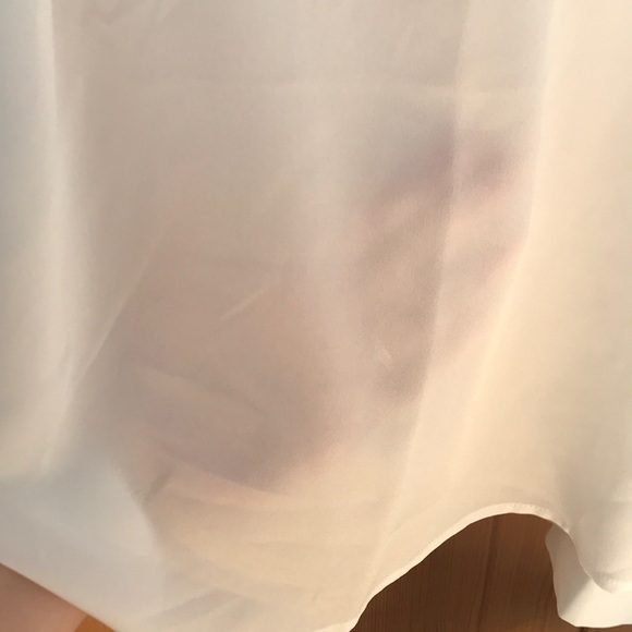 White Sheer Blouse - Picture 4 of 5